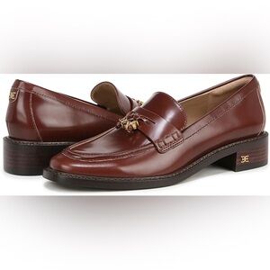Sam Edelman Denise Brown (Spiced Brandy) Leather Loafers